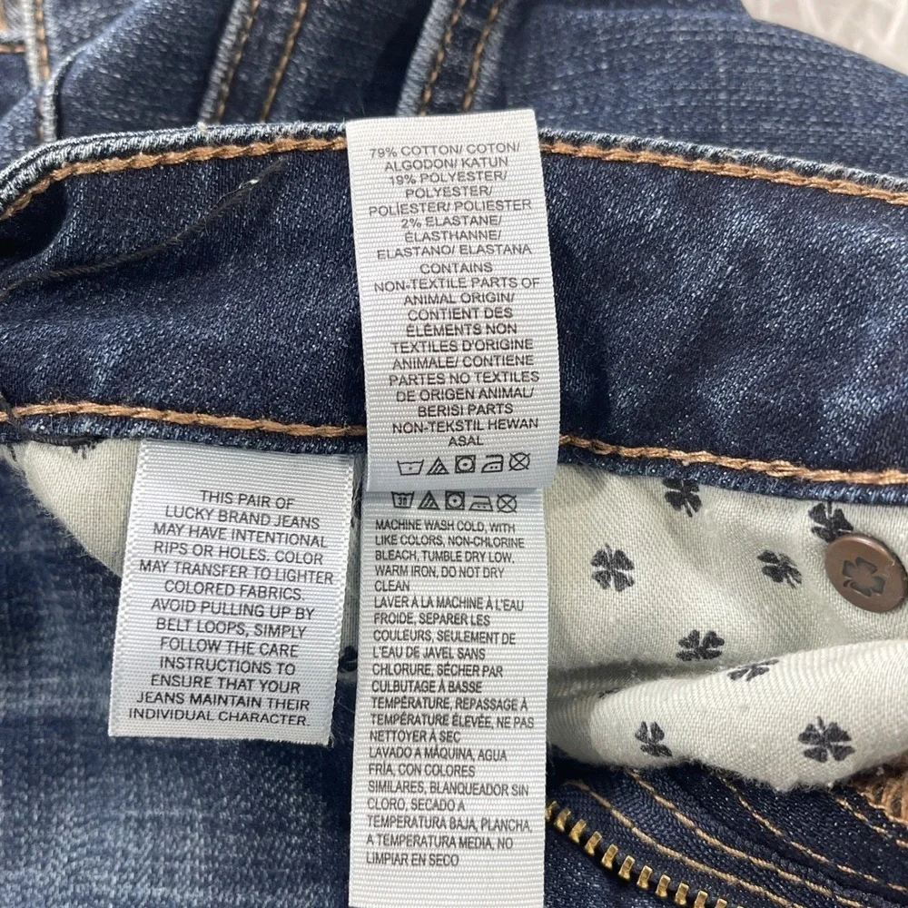 Lucky Brand Womens Jeans Size 10/30 Dark Wash Slim‎ Fit Stretch Denim